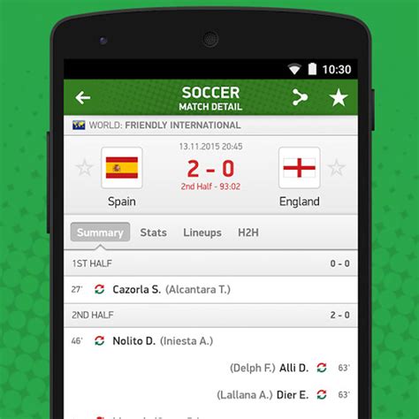 flash score football.